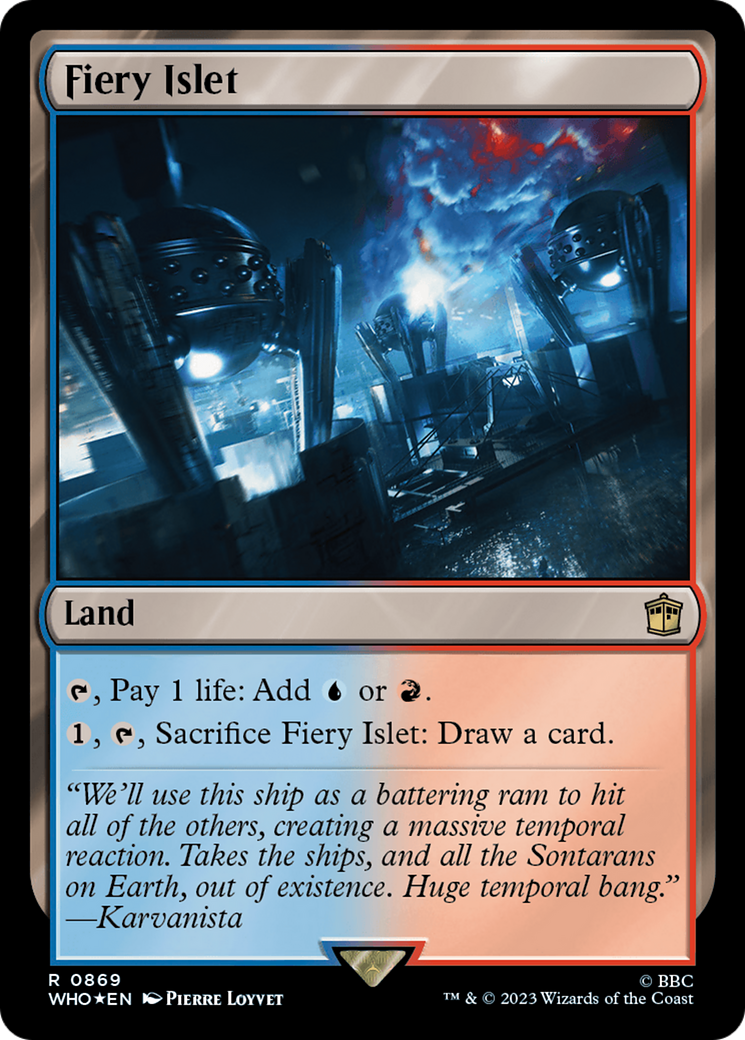 Fiery Islet (Surge Foil) [Doctor Who] | Exor Games Summserside