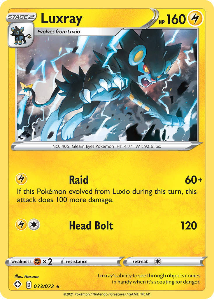 Luxray (033/072) [Sword & Shield: Shining Fates] | Exor Games Summserside