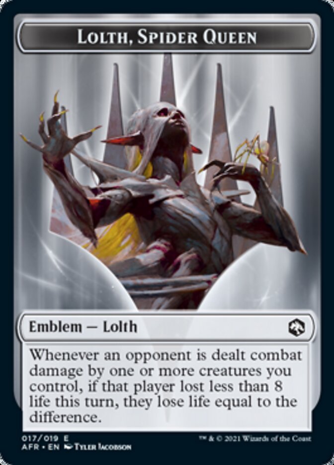 Lolth, Spider Queen Emblem [Dungeons & Dragons: Adventures in the Forgotten Realms Tokens] | Exor Games Summserside