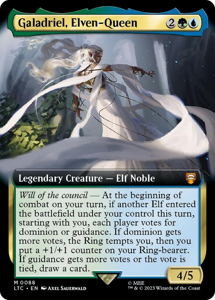 Galadriel, Elven-Queen (Extended Art) [The Lord of the Rings: Tales of Middle-Earth Commander] | Exor Games Summserside