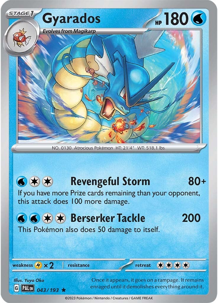 Gyarados (043/193) [Scarlet & Violet: Paldea Evolved] | Exor Games Summserside