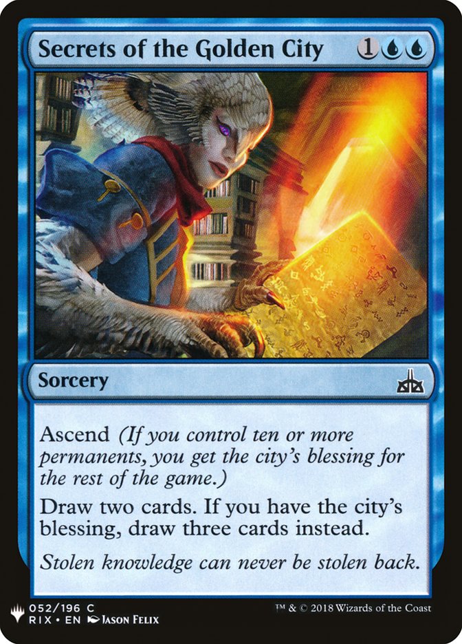 Secrets of the Golden City [Mystery Booster] | Exor Games Summserside