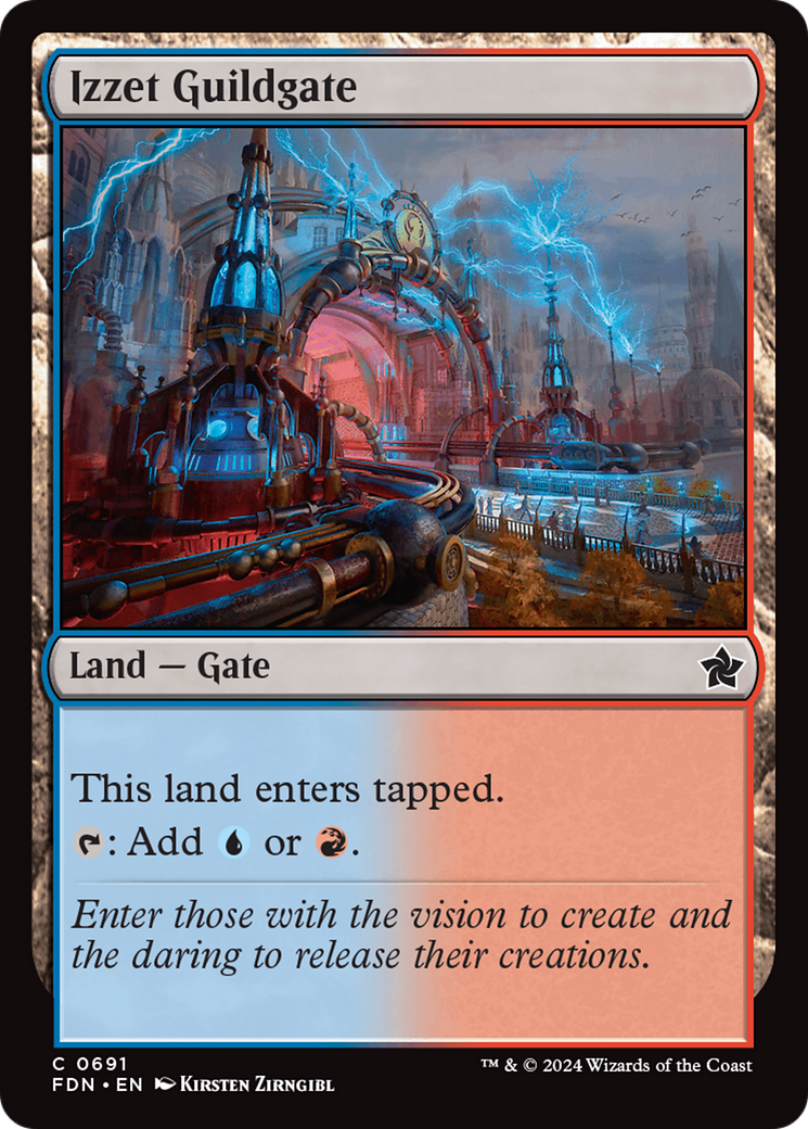 Izzet Guildgate [Foundations] | Exor Games Summserside