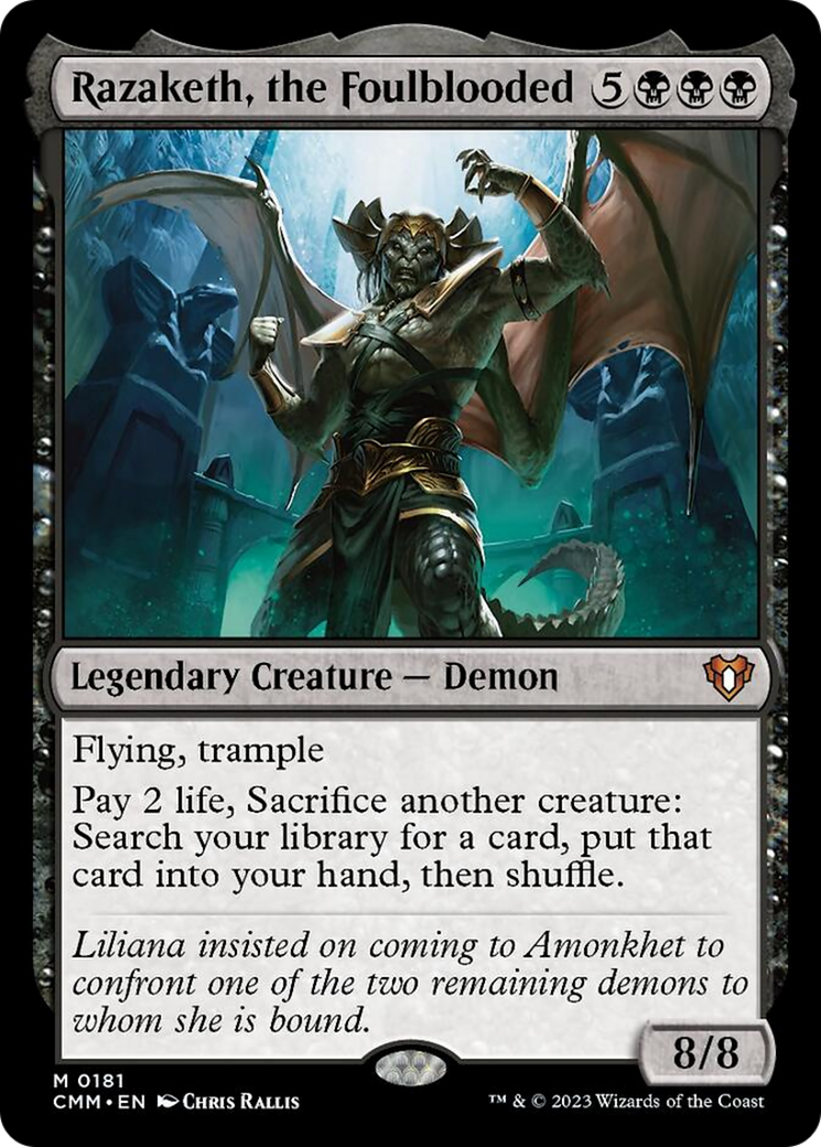 Razaketh, the Foulblooded [Commander Masters] | Exor Games Summserside