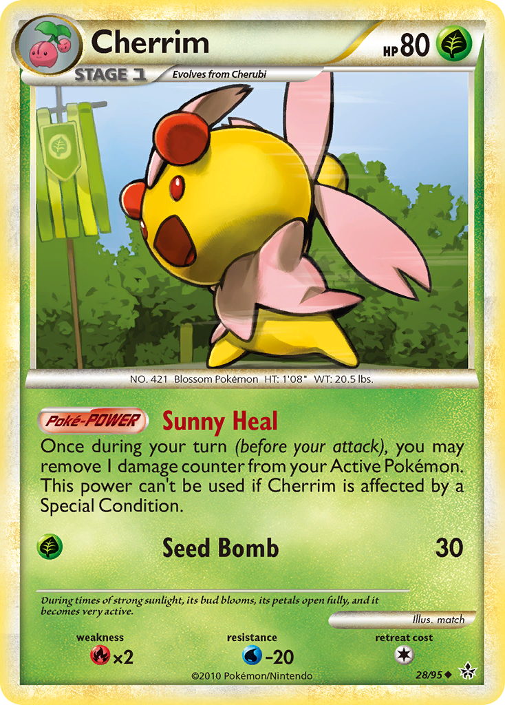 Cherrim (28/95) [HeartGold & SoulSilver: Unleashed] | Exor Games Summserside