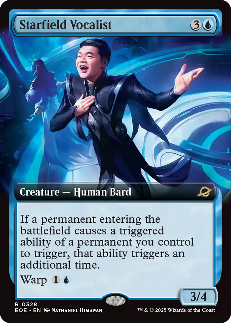 Starfield Vocalist (Extended Art) [Edge of Eternities] | Exor Games Summserside