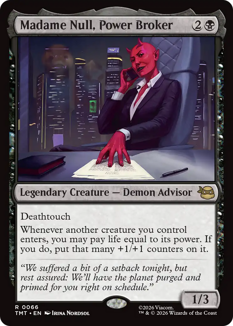Madame Null, Power Broker [Teenage Mutant Ninja Turtles] | Exor Games Summserside