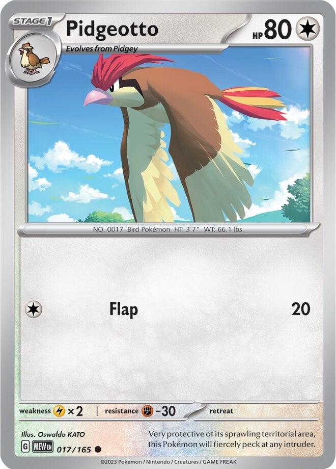 Pidgeotto (017/165) [Scarlet & Violet 151] | Exor Games Summserside