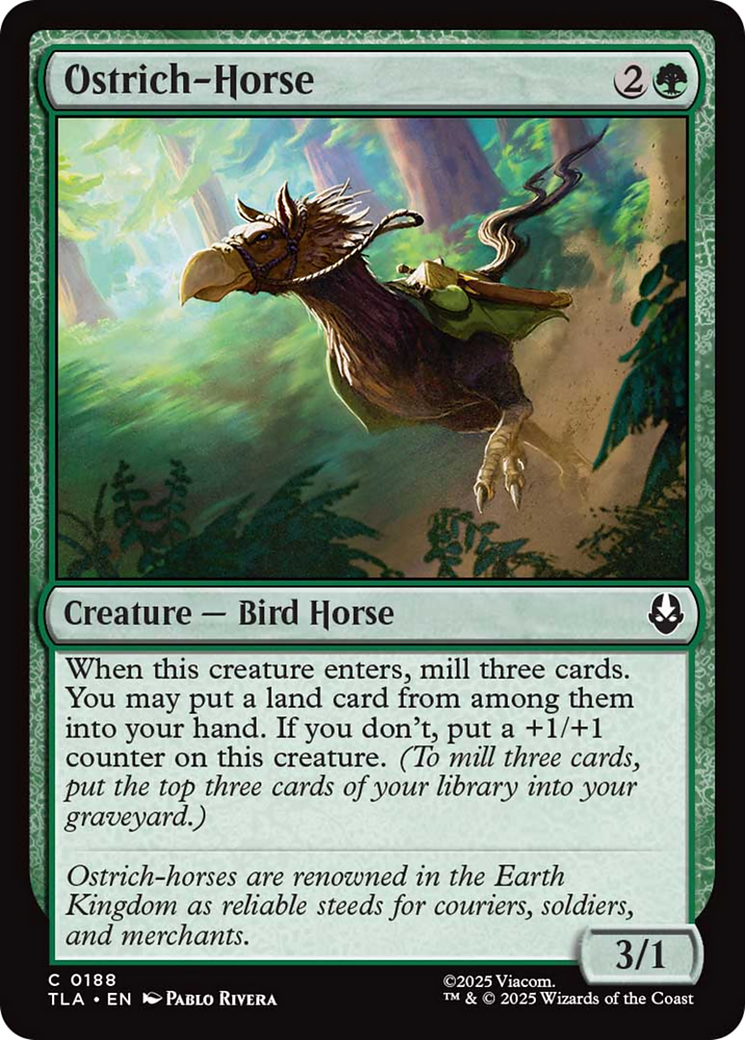 Ostrich-Horse [Avatar: The Last Airbender] | Exor Games Summserside