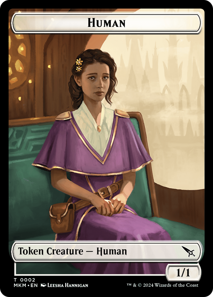 Human Token [Murders at Karlov Manor Tokens] | Exor Games Summserside