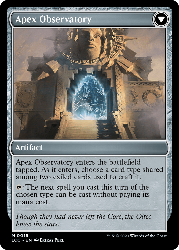 Eye of Ojer Taq // Apex Observatory [The Lost Caverns of Ixalan Commander] | Exor Games Summserside