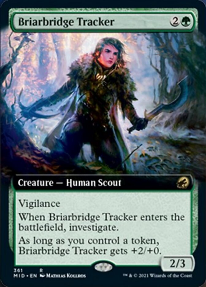 Briarbridge Tracker (Extended Art) [Innistrad: Midnight Hunt] | Exor Games Summserside
