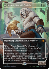 Ajani, Nacatl Pariah // Ajani, Nacatl Avenger (Borderless) (Textured Foil) [Modern Horizons 3] | Exor Games Summserside