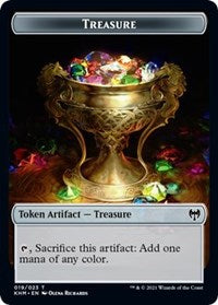 Treasure // Tibalt, Cosmic Impostor Emblem Double-Sided Token [Kaldheim Tokens] | Exor Games Summserside