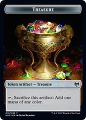 Treasure // Tibalt, Cosmic Impostor Emblem Double-Sided Token [Kaldheim Tokens] | Exor Games Summserside