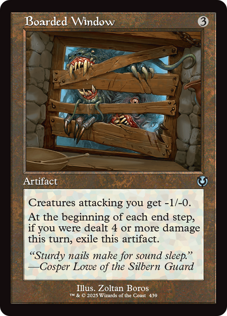 Boarded Window (Retro Frame) [Innistrad Remastered] | Exor Games Summserside