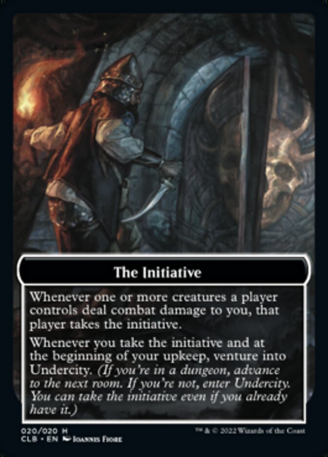 The Initiative // Undercity Double-Sided Token [Commander Legends: Battle for Baldur's Gate Tokens] | Exor Games Summserside