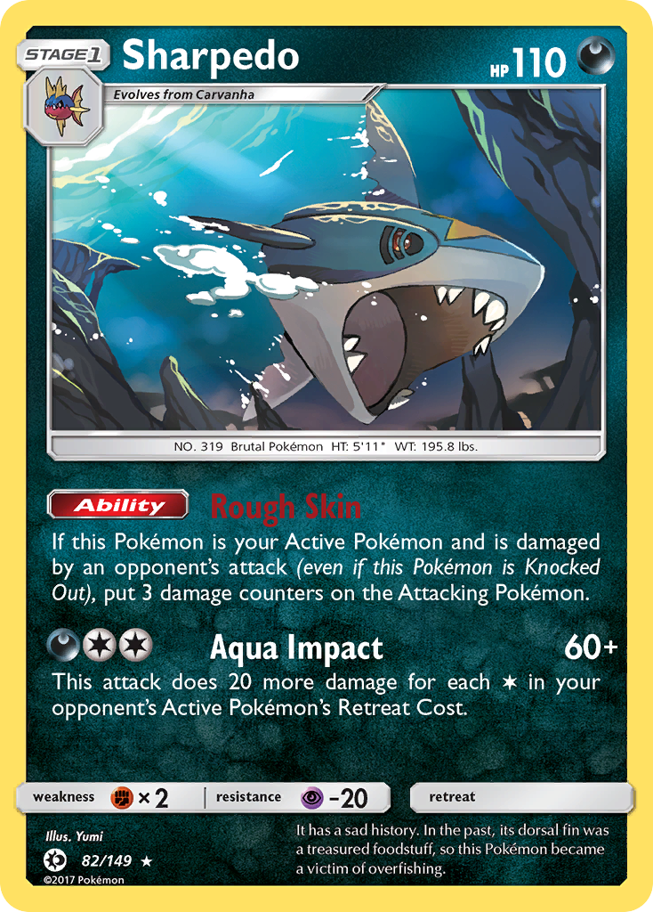 Sharpedo (82/149) [Sun & Moon: Base Set] | Exor Games Summserside