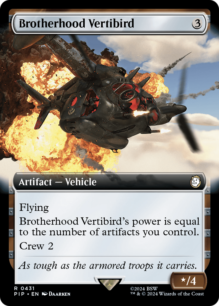 Brotherhood Vertibird (Extended Art) [Fallout] | Exor Games Summserside