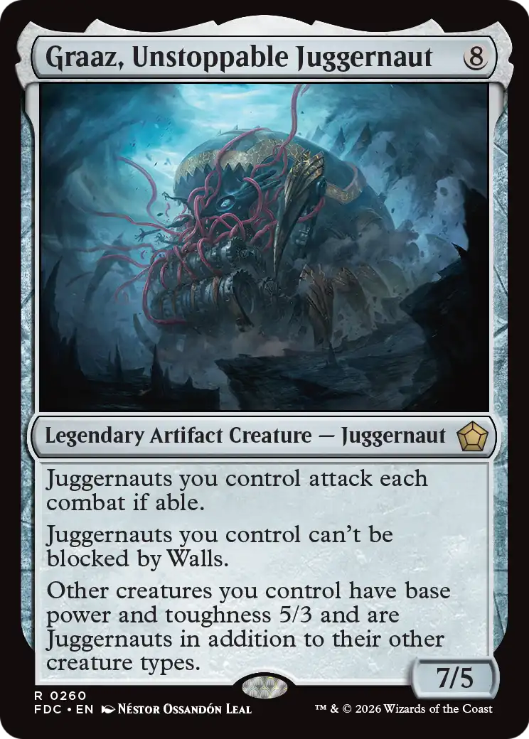 Graaz, Unstoppable Juggernaut [Foundations Commander] | Exor Games Summserside