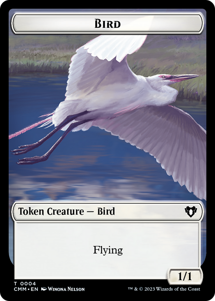 Copy (54) // Bird Double-Sided Token [Commander Masters Tokens] | Exor Games Summserside