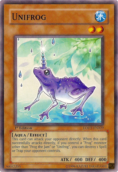 Unifrog [LODT-EN029] Common | Exor Games Summserside