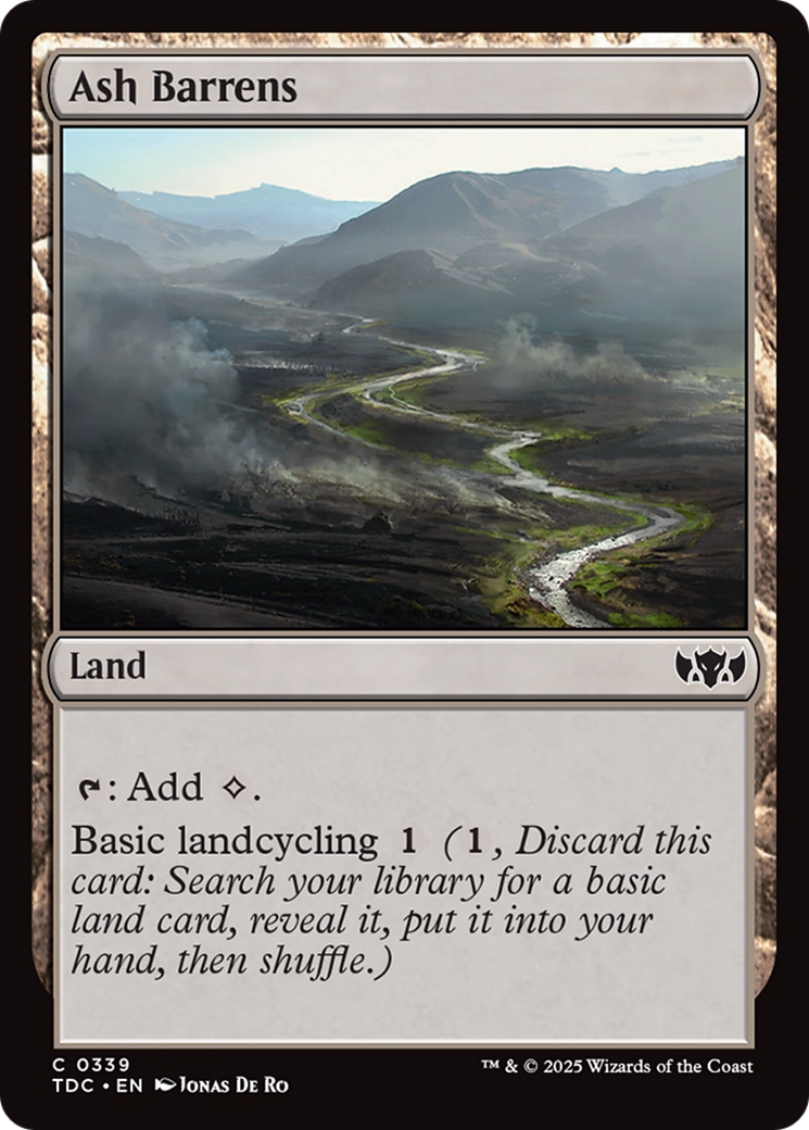 Ash Barrens [Tarkir: Dragonstorm Commander] | Exor Games Summserside