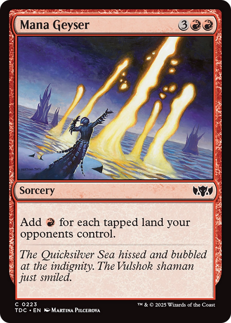 Mana Geyser [Tarkir: Dragonstorm Commander] | Exor Games Summserside