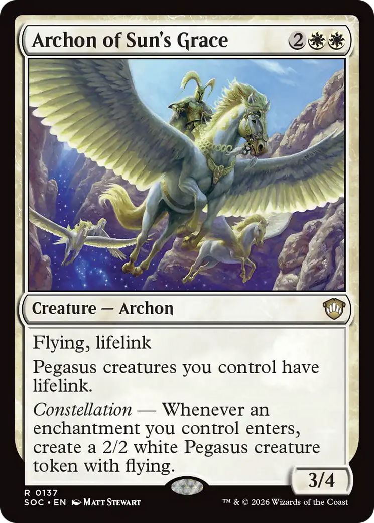 Archon of Sun's Grace [Secrets of Strixhaven Commander] | Exor Games Summserside