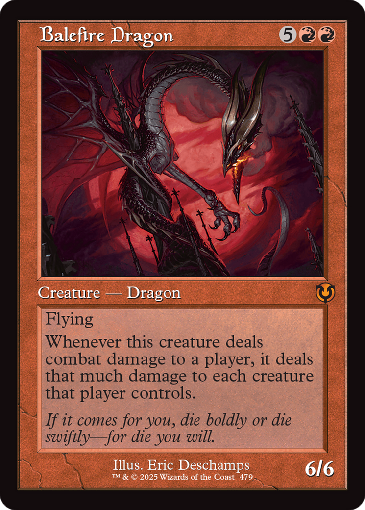 Balefire Dragon (Retro Frame) [Innistrad Remastered] | Exor Games Summserside