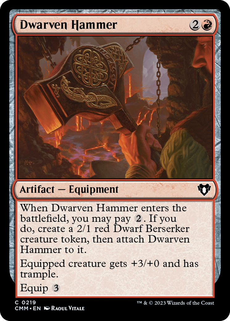 Dwarven Hammer [Commander Masters] | Exor Games Summserside