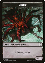 Spider // Icingdeath, Frost Tongue Double-Sided Token [Dungeons & Dragons: Adventures in the Forgotten Realms Tokens] | Exor Games Summserside