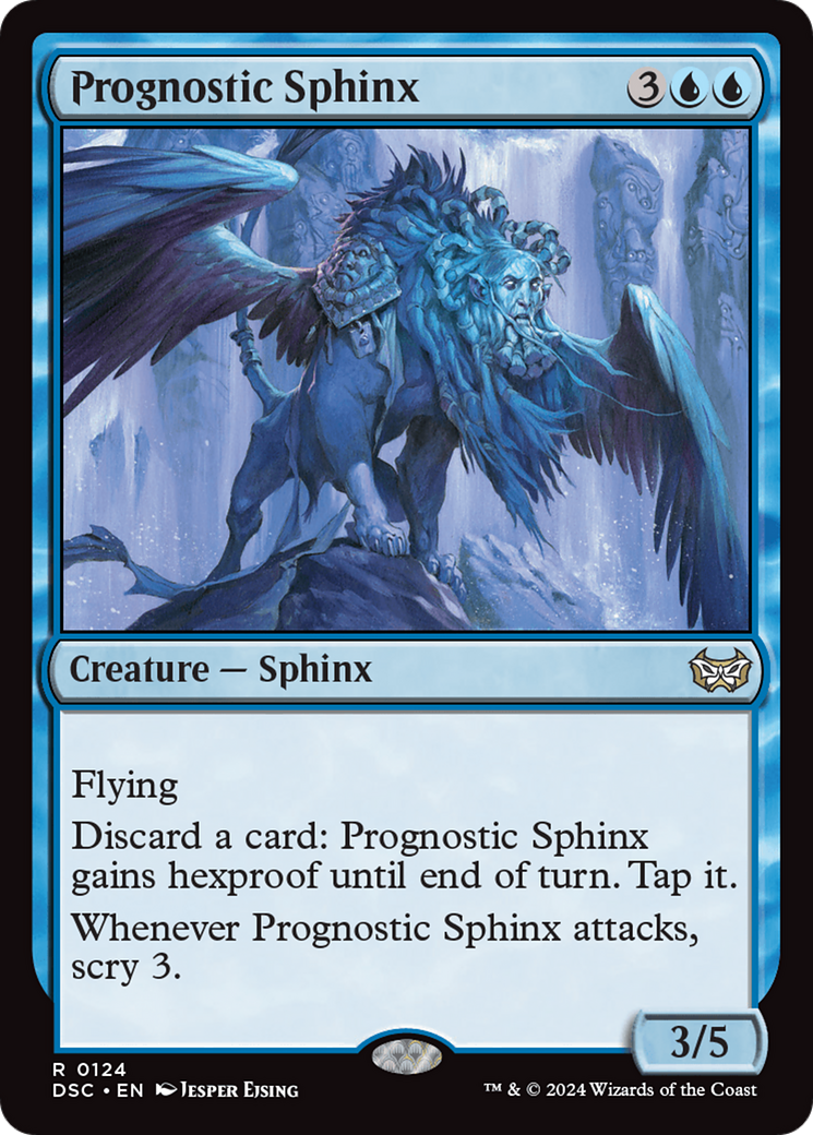 Prognostic Sphinx [Duskmourn: House of Horror Commander] | Exor Games Summserside