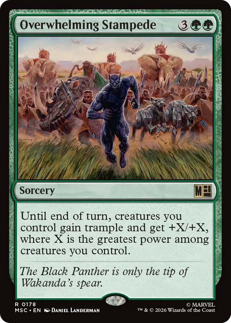 Overwhelming Stampede [Marvel Super Heroes Commander] | Exor Games Summserside