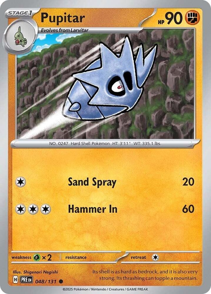 Pupitar (048/131) [Scarlet & Violet: Prismatic Evolutions] | Exor Games Summserside