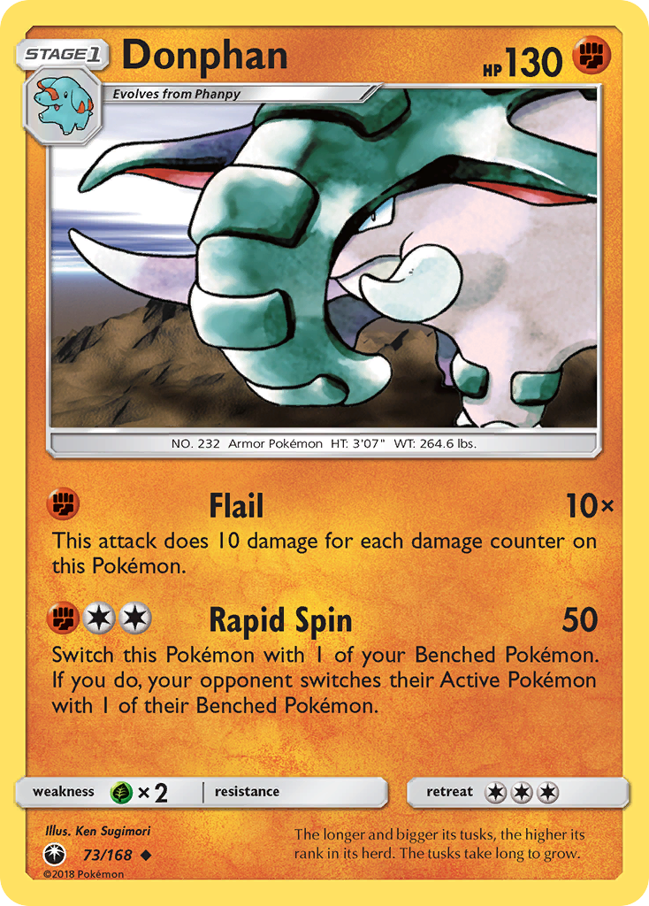 Donphan (73/168) [Sun & Moon: Celestial Storm] | Exor Games Summserside
