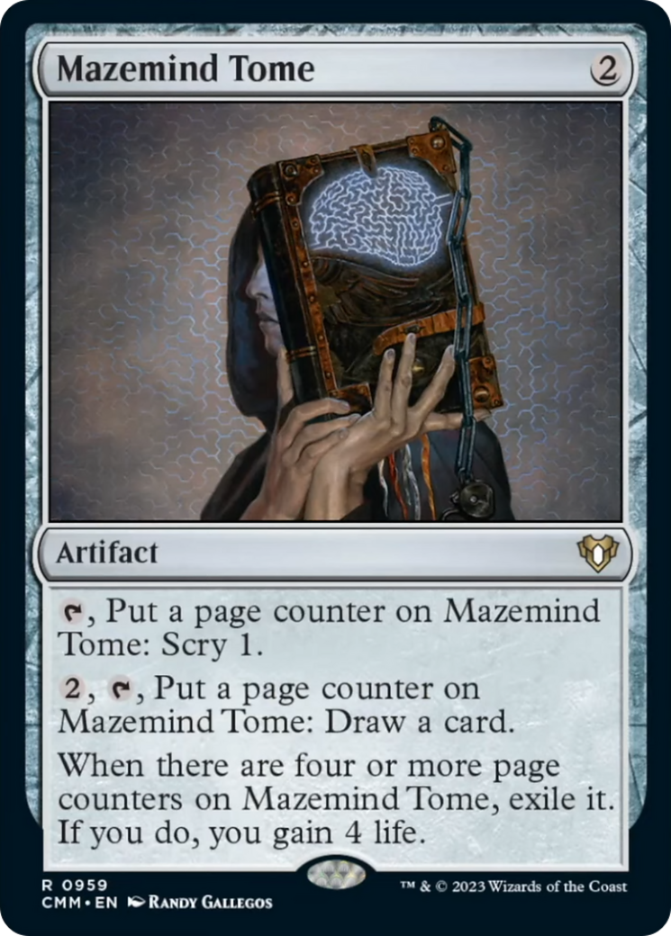 Mazemind Tome [Commander Masters] | Exor Games Summserside