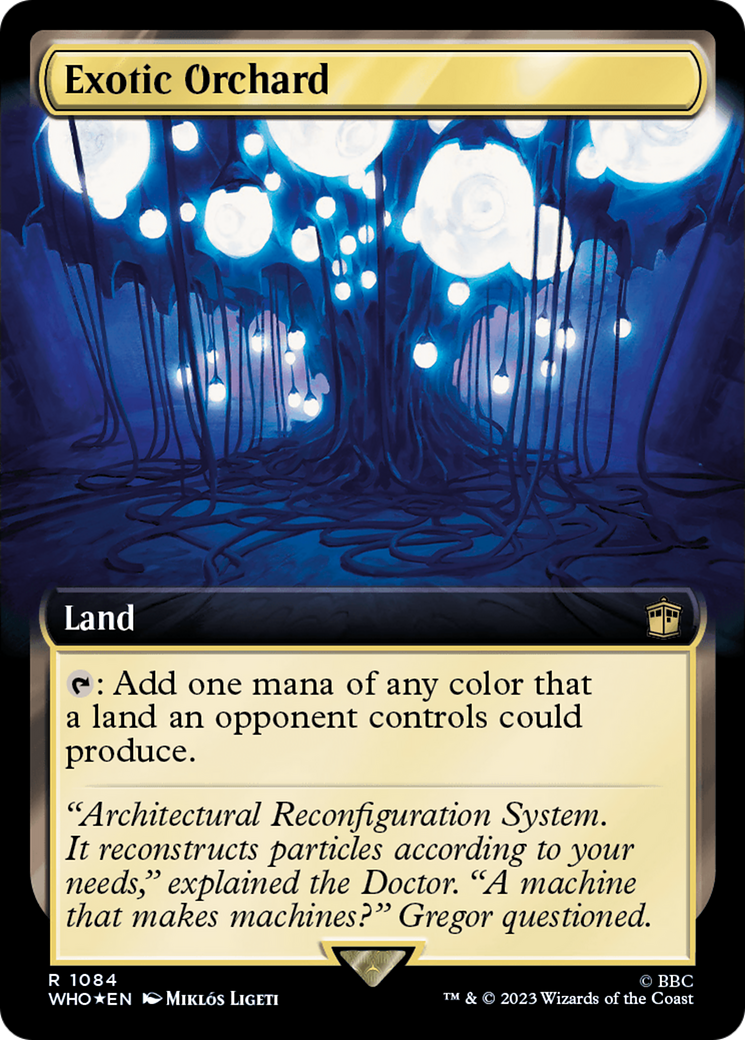 Exotic Orchard (Extended Art) (Surge Foil) [Doctor Who] | Exor Games Summserside