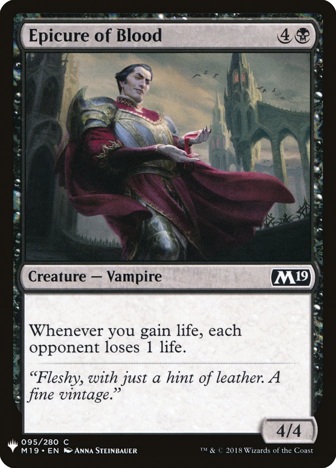 Epicure of Blood [Mystery Booster] | Exor Games Summserside