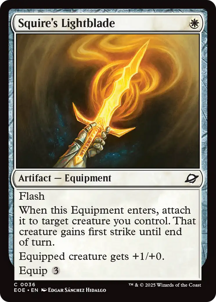 Squire's Lightblade [Edge of Eternities] | Exor Games Summserside