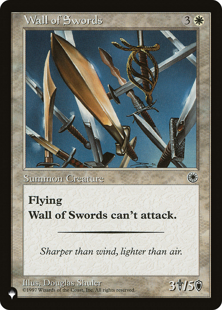 Wall of Swords [The List Reprints] | Exor Games Summserside