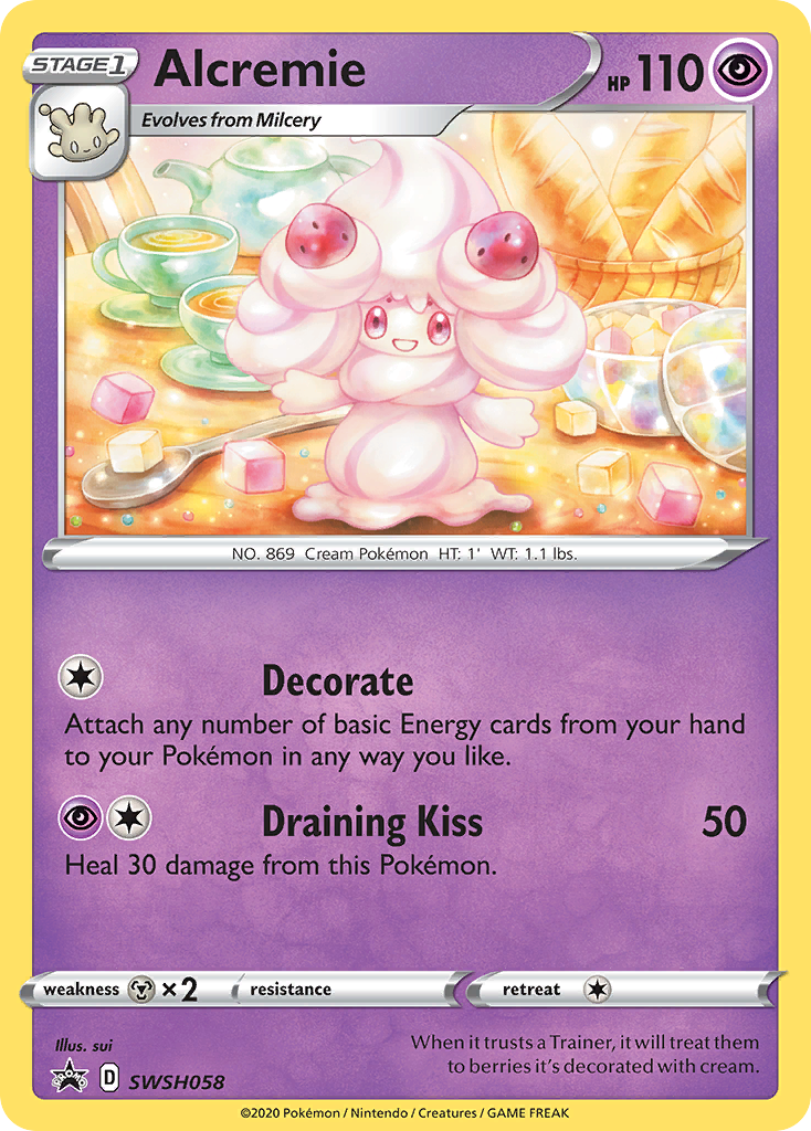 Alcremie (SWSH058) [Sword & Shield: Black Star Promos] | Exor Games Summserside