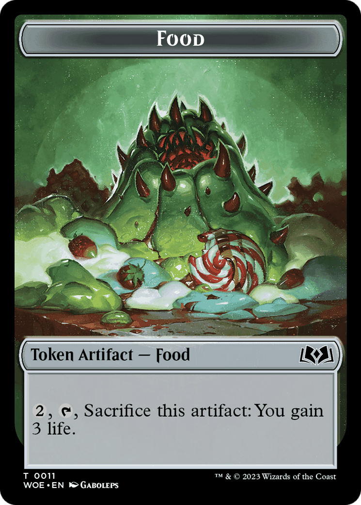 Mouse // Food (0011) Double-Sided Token [Wilds of Eldraine Tokens] | Exor Games Summserside