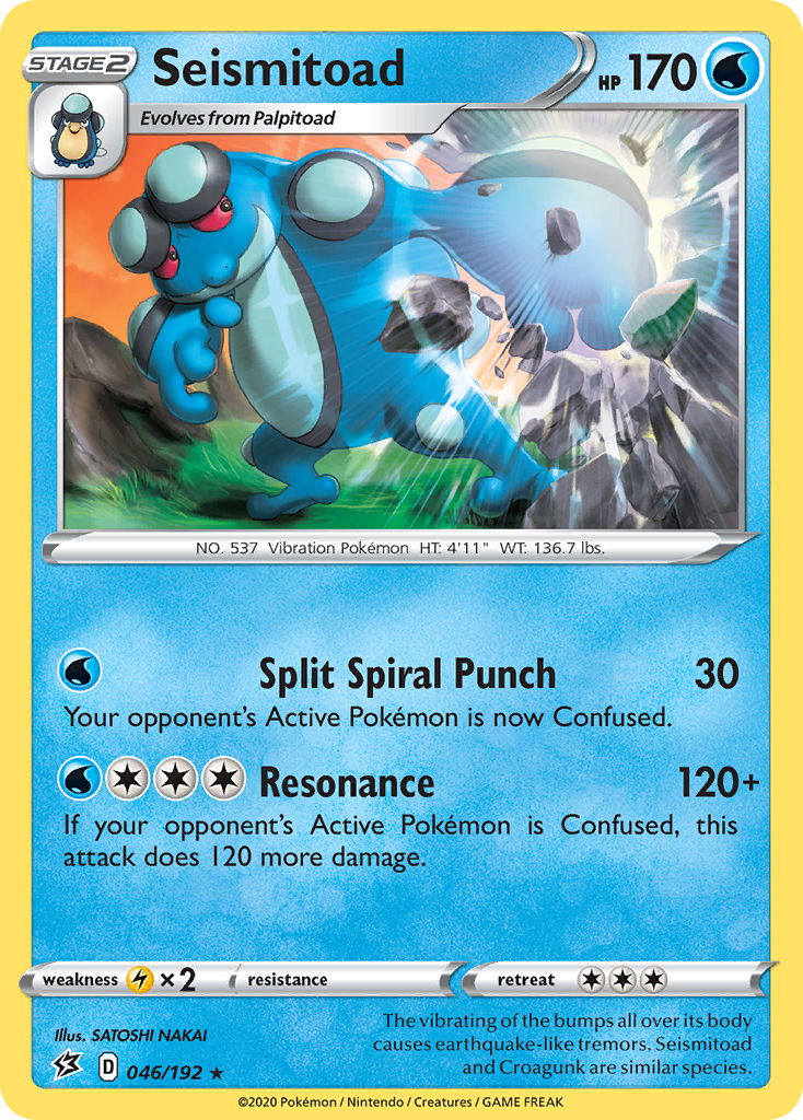 Seismitoad (046/192) [Sword & Shield: Rebel Clash] | Exor Games Summserside