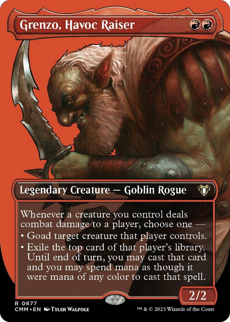 Grenzo, Havoc Raiser (Borderless Profile) [Commander Masters] | Exor Games Summserside