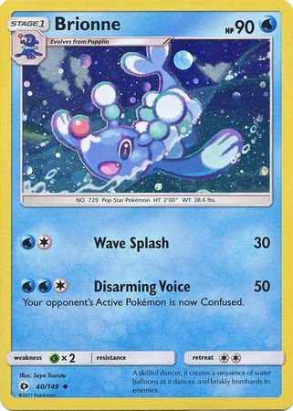 Brionne (40/149) (Cosmos Holo) [Sun & Moon: Base Set] | Exor Games Summserside