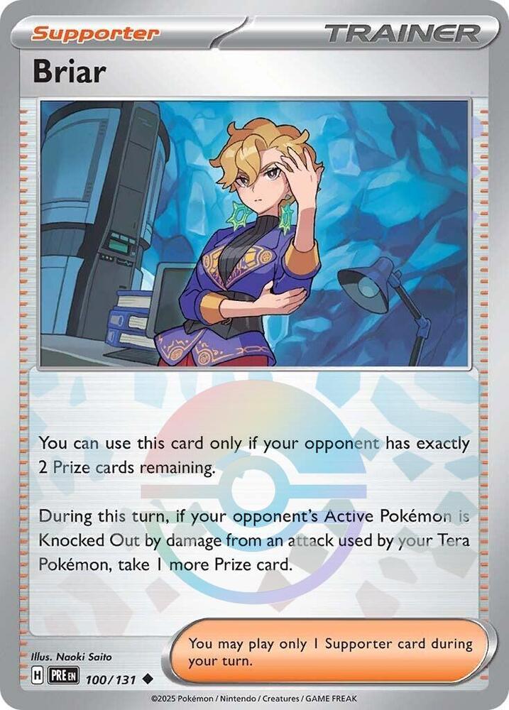 Briar (100/131) (Poke Ball Pattern) [Scarlet & Violet: Prismatic Evolutions] | Exor Games Summserside