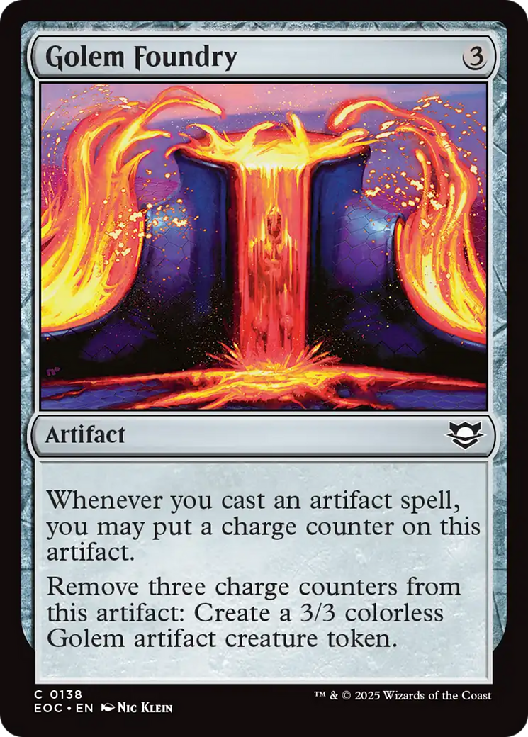 Golem Foundry [Edge of Eternities Commander] | Exor Games Summserside