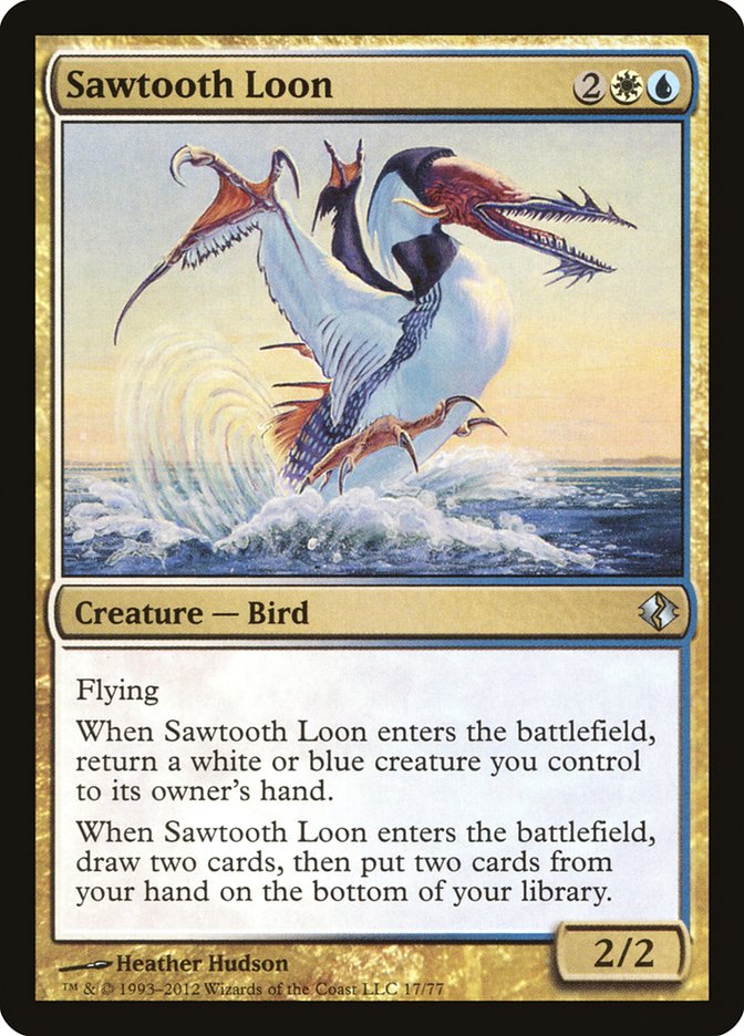 Sawtooth Loon [Duel Decks: Venser vs. Koth] | Exor Games Summserside