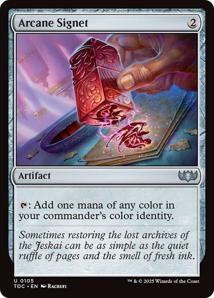 Arcane Signet [Tarkir: Dragonstorm Commander] | Exor Games Summserside